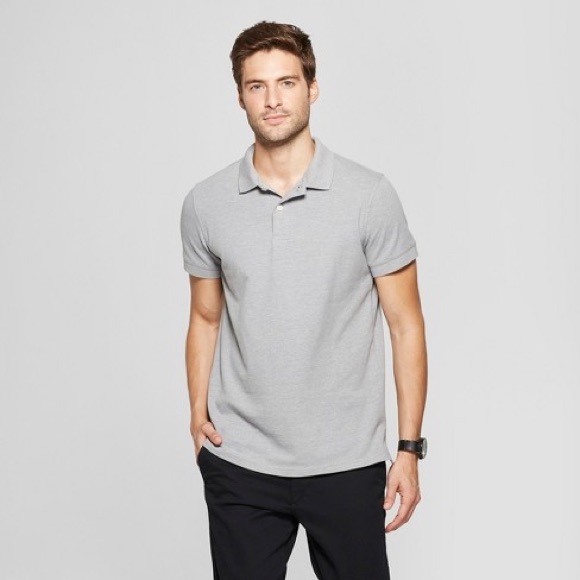 NWT Goodfellow Polo Shirt Grey Men S XL - Picture 3 of 10